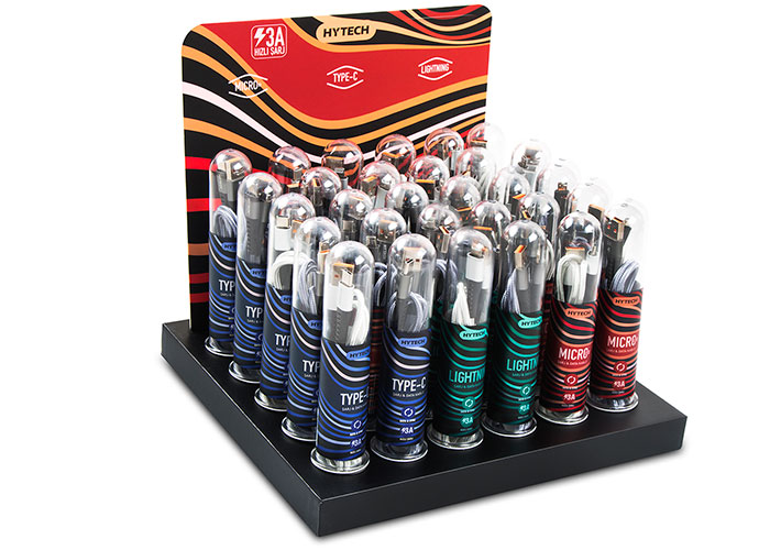 AUE Depon HYTECH HY-XSTM20 3A Hızlı Şarj Micro/Iphone/Type-C Şarj Kabloları